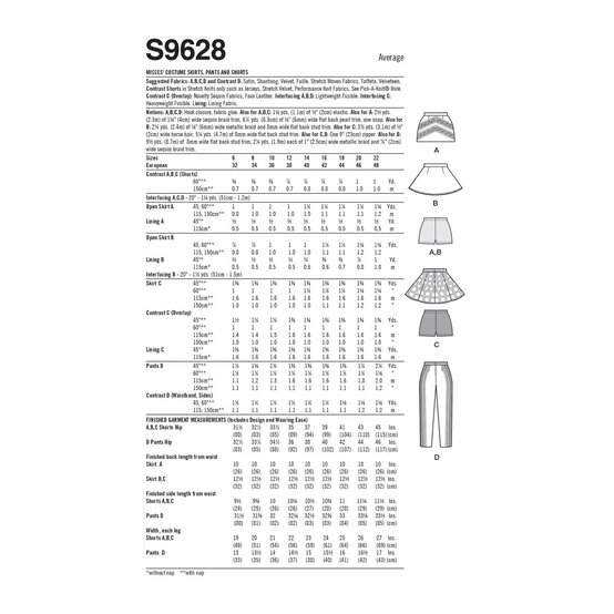 Simplicity Women's Costume  Sewing Pattern S9628 (R5 14-22) image number 2